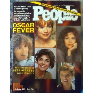 Vintage People Magazine Oscar Fever April 3 1978